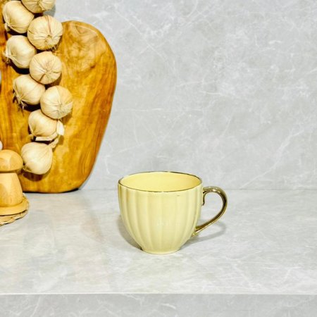 ماغ فنجان بورسلان محزز ملون K400/9 =ك4