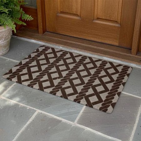 دعسة ارض 80*50سم جلد مجدل ملون EL66/4 =ك8