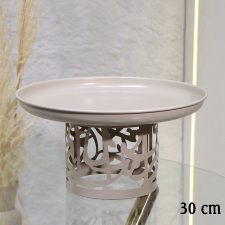 جاط كب كيك مدور 30سم تنك كابتشينو بقاعدة EL29/9 =ط55