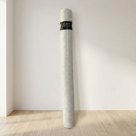 رول طاولة مشمع عرض 137*20 متر بيج مخرم ورد EL65/3 =ك8