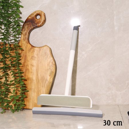 ممسحة زجاج +سفنجة 30سم بلاستك ملون ECO يد طويل EL84/3 =ط55