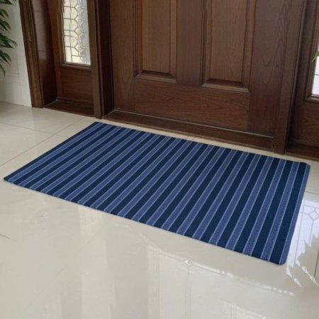 دعسة ارض 80*50سم جلد مخطط ملون EL66/1 =ك8