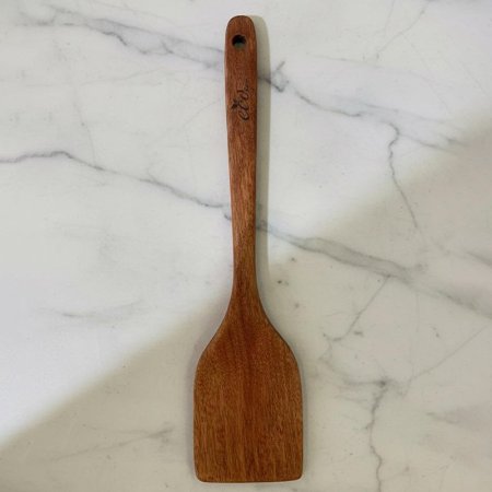 مغرفة توزيع سفرة 27سم ستانلس يد خشب EL5/5 =ك8