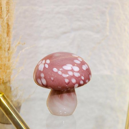 تحفة شكل فطر 15سم زجاج زهري L8/14=ك7