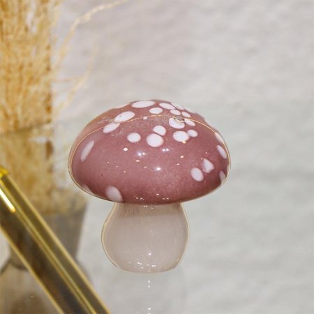 تحفة شكل فطر 10سم زجاج زهري L8/15=ك7