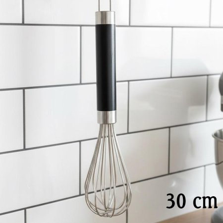 خفاقة ستانلس ستيل 30سم يد اسود EL52/6 =ك7