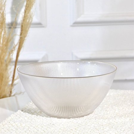 سلطية 20سم زجاج محزز (ت.ك6) حيف ذهبي EL54/48 =ك7