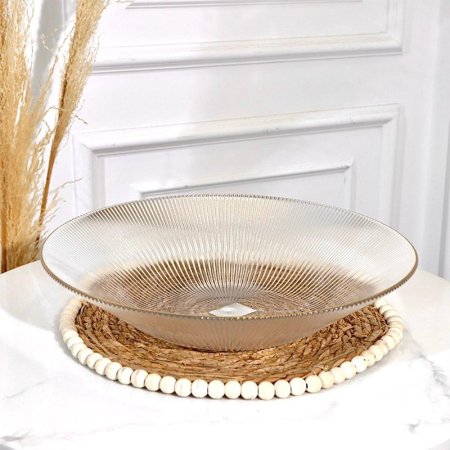 جاط فواكة جور 38سم زجاج محزز (ت.ك8) حيف ذهبي EL54/50 =ك7