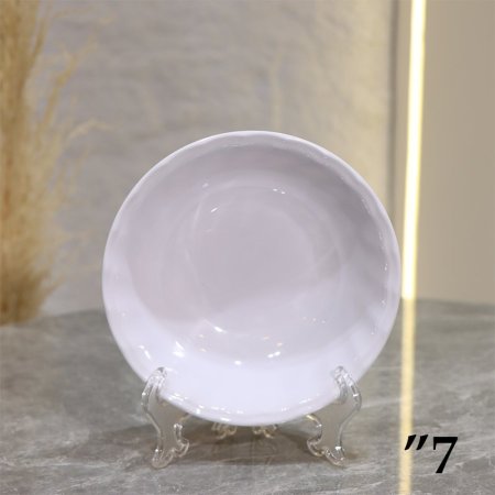 سلطية 7" ميلامين ابيض ASC603-W ++ج