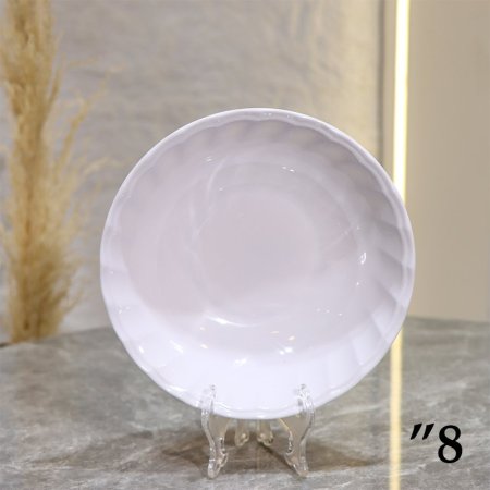 سلطية 8" ميلامين ابيض ASC604-W ++ج