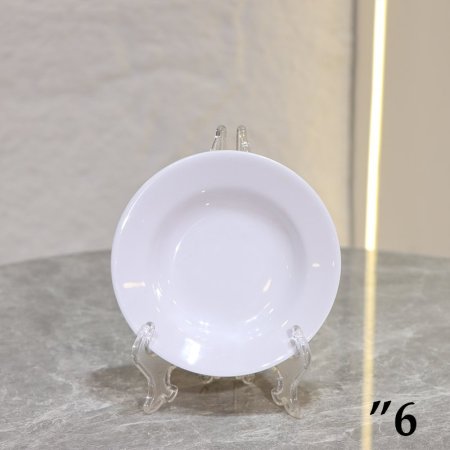صحن مدور جور 6" ميلامين ابيض ASC612- W ++ج