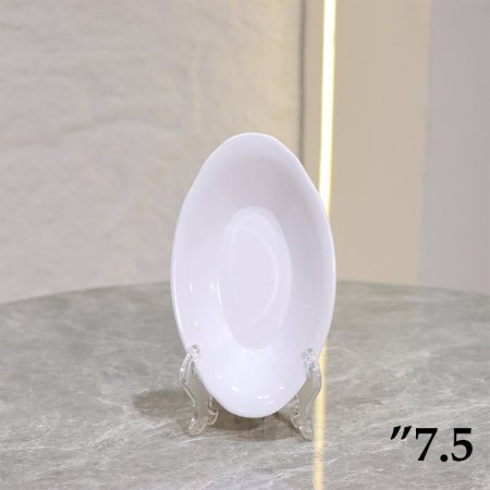 صحن فلوكة 7.5" ميلامين ابيض ASC619- W  ++ج