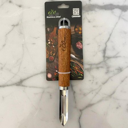 قشارة بطاطا قلم ستانلس ستيل ECO يد خشب EL51/22 =ك8