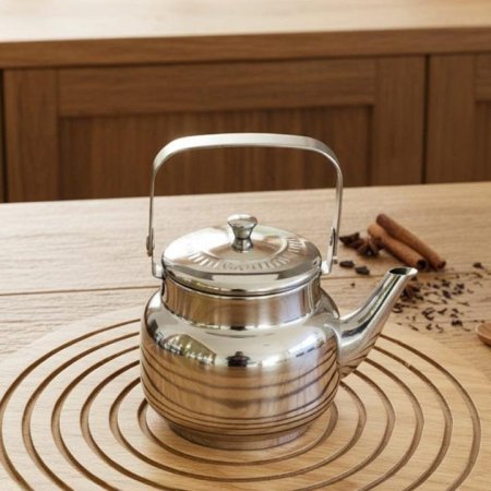 براد شاي 0.500 لتر ستانلس ستيل فضي EL121/2 =ك6