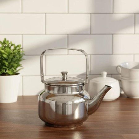 براد شاي 0.750 لتر ستانلس ستيل فضي EL121/3 =ك6