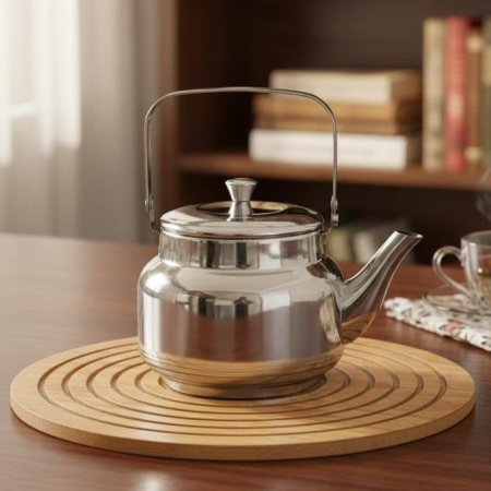 براد شاي 1 لتر ستانلس ستيل فضي EL121/4 =ك6