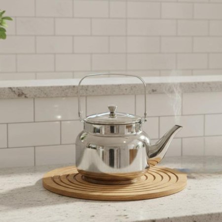 براد شاي 1.5 لتر ستانلس ستيل فضي EL121/5 =ك6