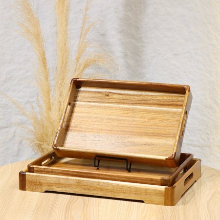 طقم صواني مستطيل/3 احجام  خشب حيف عالي  EL9/14 =ط58