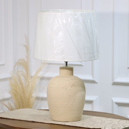 سهارة شكل فازة قاعدة جبص بيج شكل فازة شيد بيج EL34/4-A =ط58