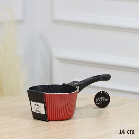 كسرولة بوز SENSTAN احمر 14سم وجه اسود خلية نحل EL55/17 =رم3