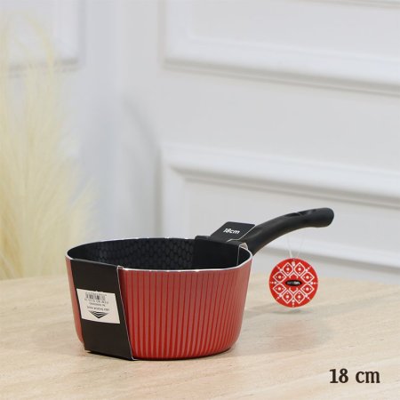 كسرولة بوز SENSTAN احمر 18سم وجه اسود خلية نحل EL55/19 =رم3