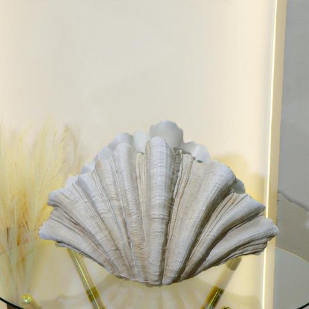 تحفة صدفة كبير جبص ابيض EL31/6 =ك7 =ط56