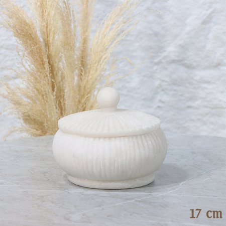 مضيفة مدور 17سم محزز ريزن بيج مسكة طابة EL156/27 =رم1