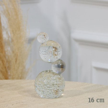 تحفة كرستال 16سم بلورات احجام EL85/2 =رم2