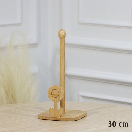 حمالة كرار محارم 30سم 1 عين خشب بامبو EL81/6 =رم3