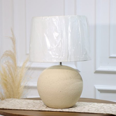 سهارة شكل طابة قاعدة جبص بيج شيد بيج EL34/2-A =ط58