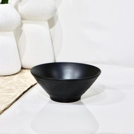 سلطية 6" ميلامين اسود محزز AC266/19 ++ر.د0