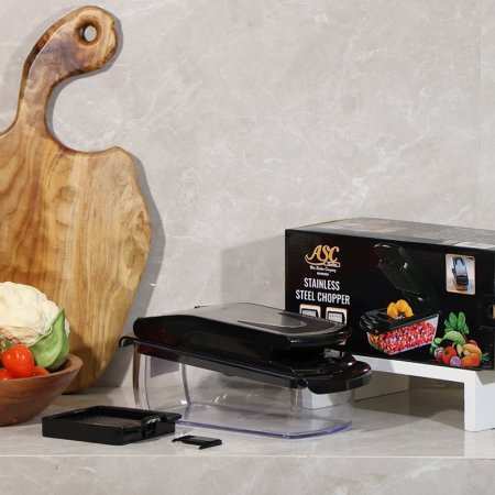 خراطة سلطة كبس بلاستك غطا ستانلس ستيل TF1096S-1 ++