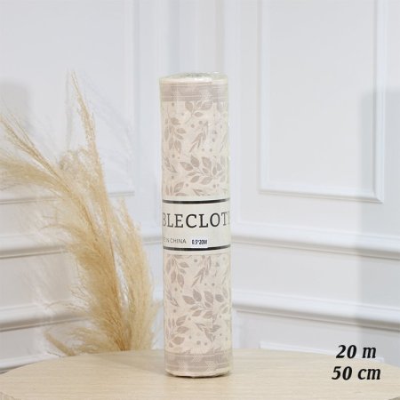 رول مشمع 20م *50سم بيج مرسم عروق شجر كابتشينو EL77/20 =رم2