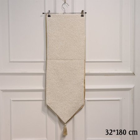 رنر طاولة قماش 180*32سم بيج مرسم ورق EL76/4 =ط58