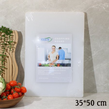 لوح فرم مستطيل 50*35سم سمك 1سم عظم ابيض رفيعEL4/1 =ط57