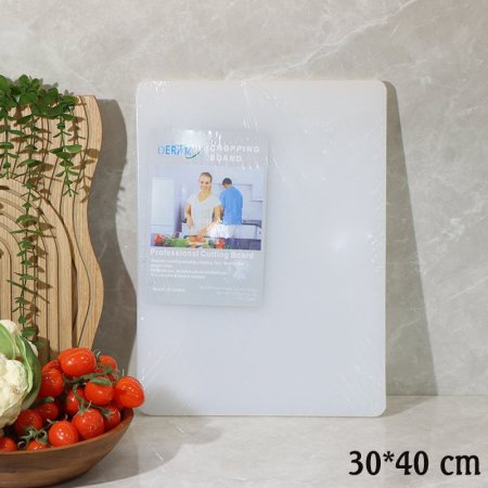 لوح فرم مستطيل 40*30سم عظم  سمك 2سم ابيض عريض EL4/2 =ط57