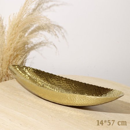 جاط فواكة جور بيضاوي 57*14سم 8239103  وجه مشرف نحاس هندي %ه10