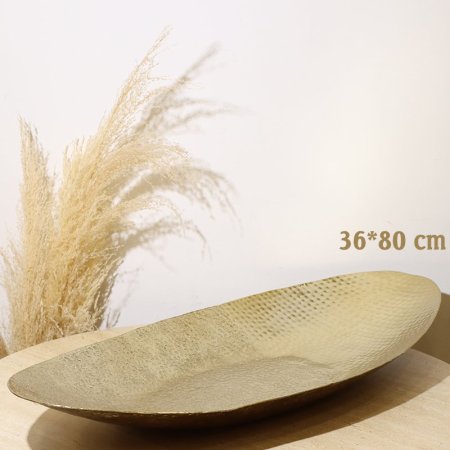 جاط فواكة جور شكل قارب 80*36سم 8239128 وجه مشرف نحاس هندي %ه10