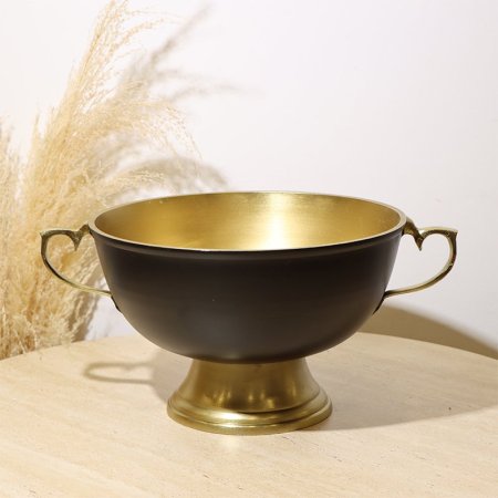 جاط فواكة شكل كأس 8239129 نحاس هندي اسود %ه10