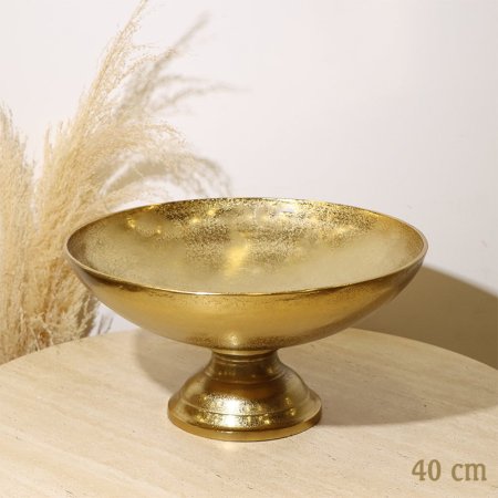 جاط فواكة مدور 40سم 8239134 نحاس هندي برجل %ه10