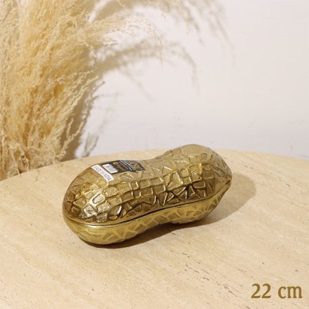 مضيفة 22سم شكل فول سوداني 8239138 نحاس هندي %ه10