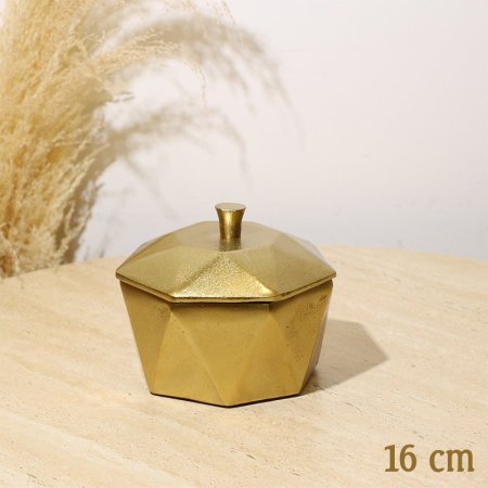 مضيفة شكل سباعي 16سم 8239175 نحاس هندي %ه10