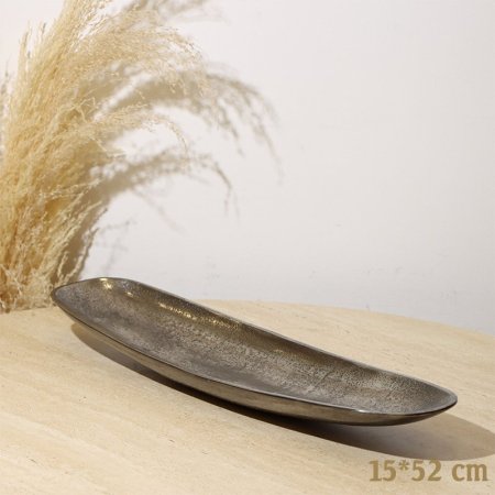 جاط فواكة جور بيضاوي 52*15سم 8239182 نحاس هندي فضي غامق %ه10