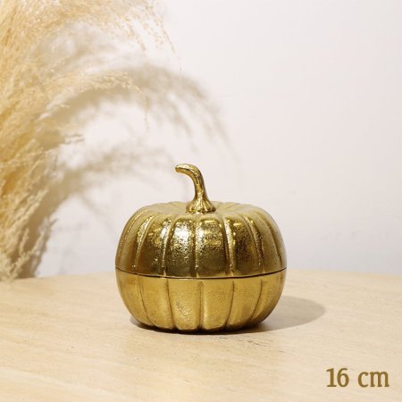 مضيفة مدور 16سم شكل يقطين 8239248 نحاس هندي %ه10